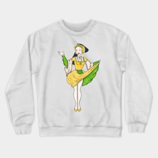 Jane Seymour Pin-up Crewneck Sweatshirt